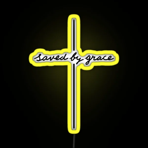 Saved RGB Neon Sign