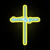 Dynamic RGB Neon Sign with Customizable Color and Design Options