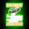 Energy Efficient Beer Brewery Decorative RGB Neon Lighting Sign Installation