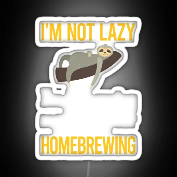 Saving Energy Homebrewing Homebrew Homebrewer RGB Neon Sign