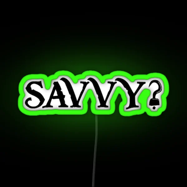 Savvy RGB Neon Sign