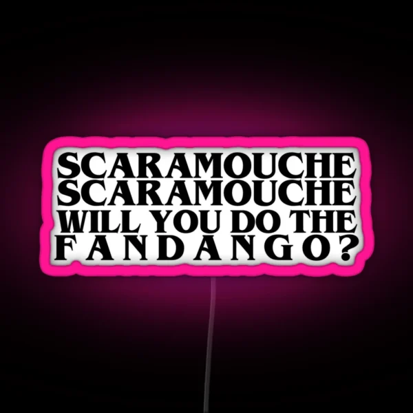 Scaramouche 2 RGB Neon Sign