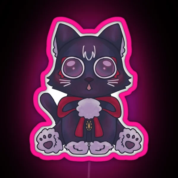 Scaramouche Cat RGB Neon Sign