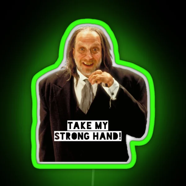 Scary Movie Hanson Strong Hand RGB Neon Sign