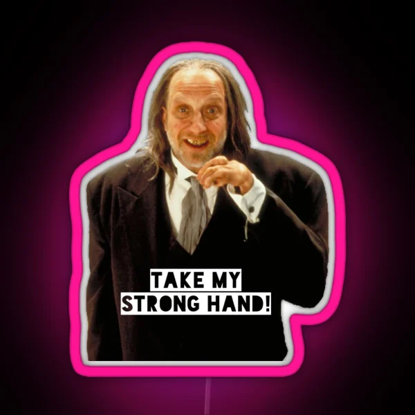 Scary Movie Hanson Strong Hand RGB Neon Sign