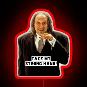 Scary Movie Hanson Strong Hand RGB Neon Sign