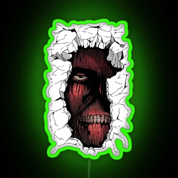 Scary Titan RGB Neon Sign