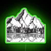 Mountain Reflection Lake Scene Artistic Neon Sign Decor Home Accents