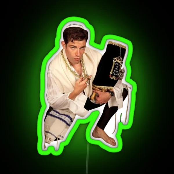 Schmidt Jewish Fit RGB Neon Sign