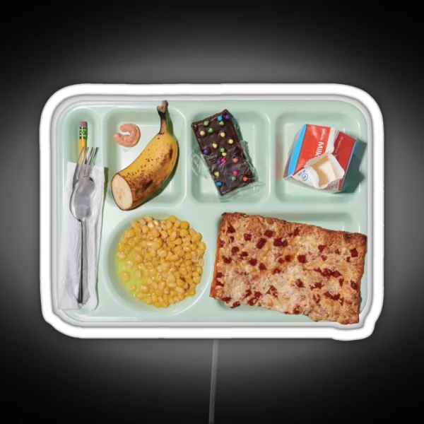 School Lunch RGB Neon Sign