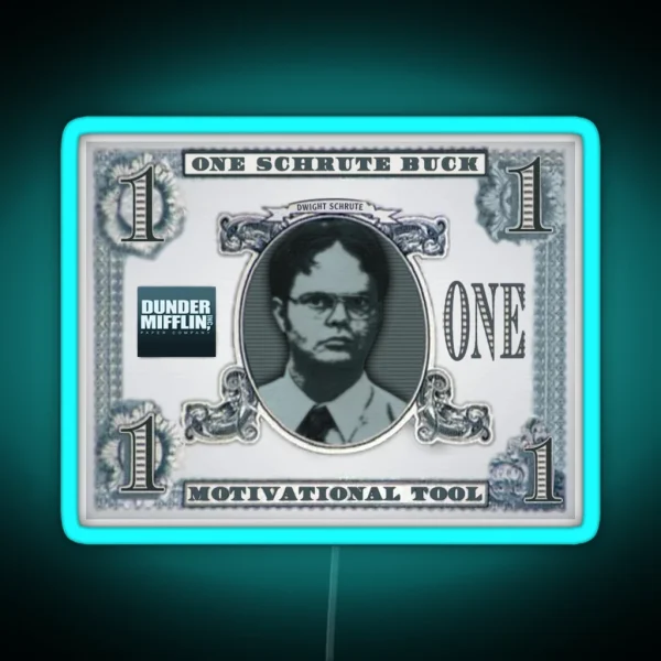 Schrute Buck RGB Neon Sign