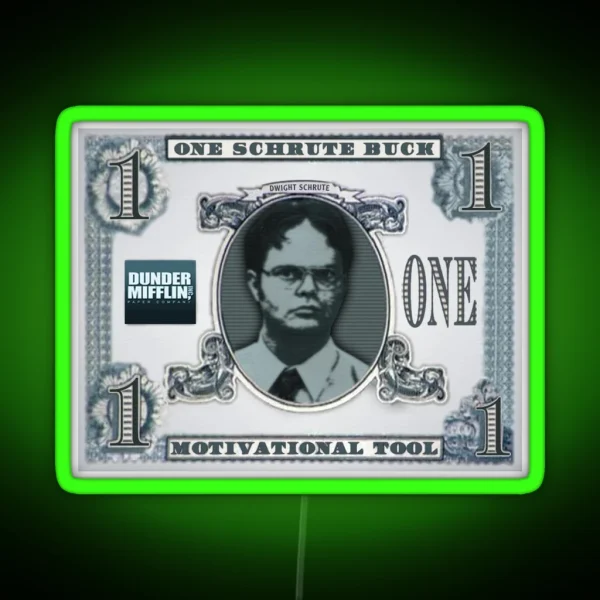 Schrute Buck RGB Neon Sign