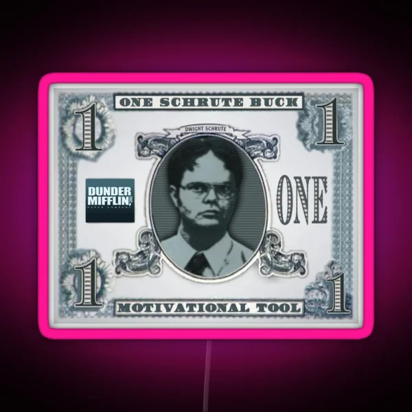 Schrute Buck RGB Neon Sign