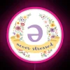Calming RGB Neon Sign with Elegant Floral Design for Home Decor