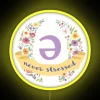 Stunning RGB LED Floral Sign for Modern Home Decor Accentuation