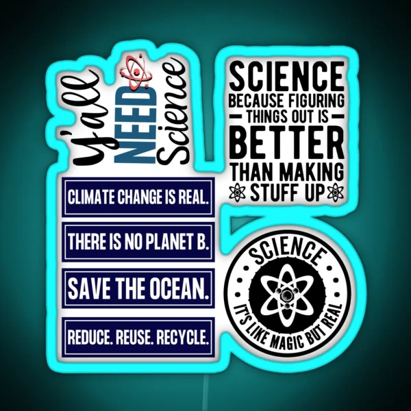 SCIENCE PACK RGB Neon Sign