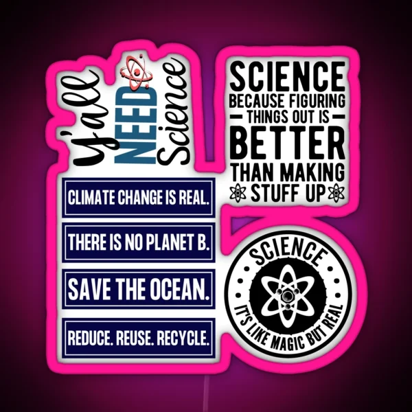 SCIENCE PACK RGB Neon Sign