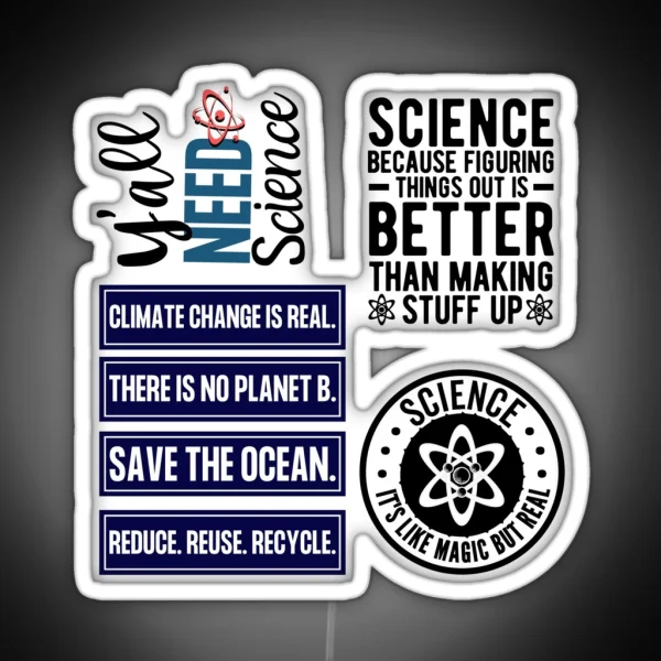 SCIENCE PACK RGB Neon Sign