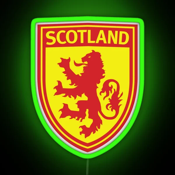 Scotland Shield RGB Neon Sign