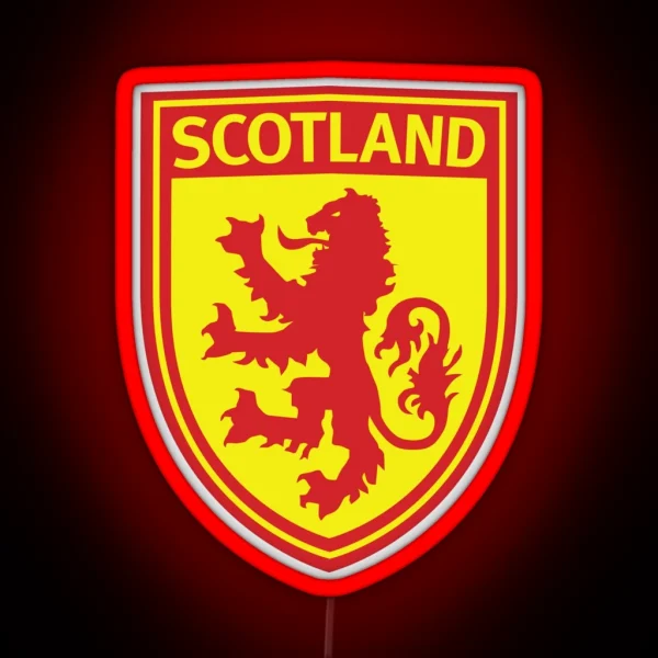 Scotland Shield RGB Neon Sign