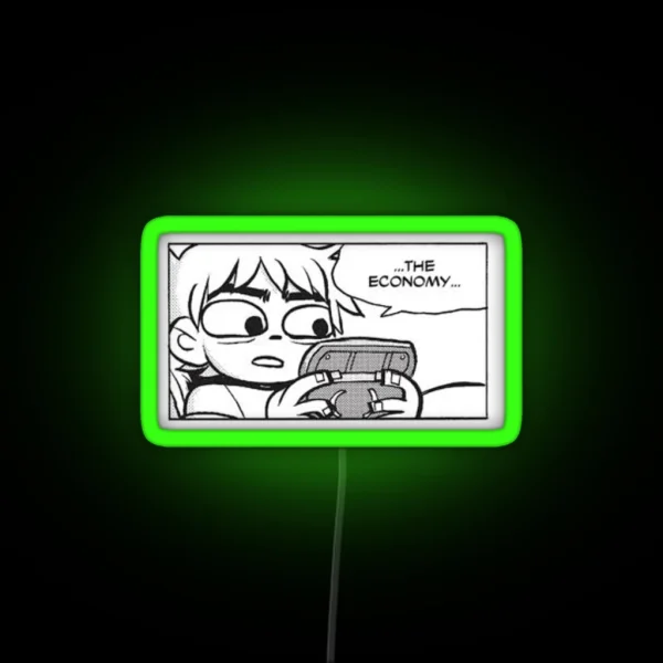 Scott Pilgrim The Economy RGB Neon Sign