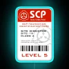 Official RGB Neon Sign for SCP Foundation Site Directors Authorized Use