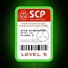 Authentic SCP Foundation Site Director RGB Neon Sign with Custom Design