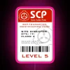 Authentic SCP Foundation Site Director Badge Neon RGB Illuminated Sign Display