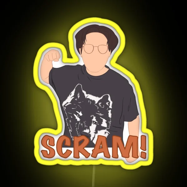 Scram Meme RGB Neon Sign