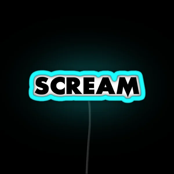 Scream RGB Neon Sign