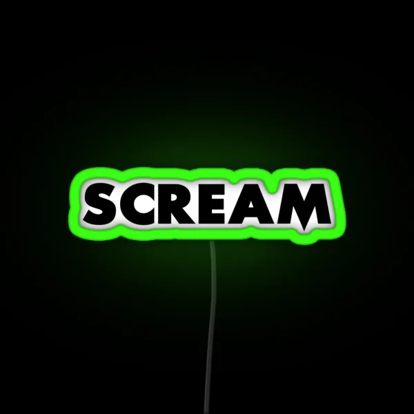 Scream RGB Neon Sign