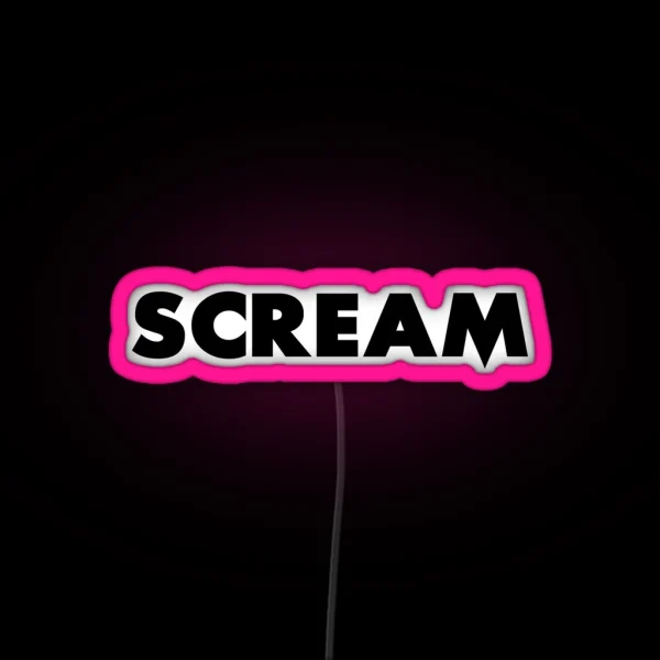 Scream RGB Neon Sign