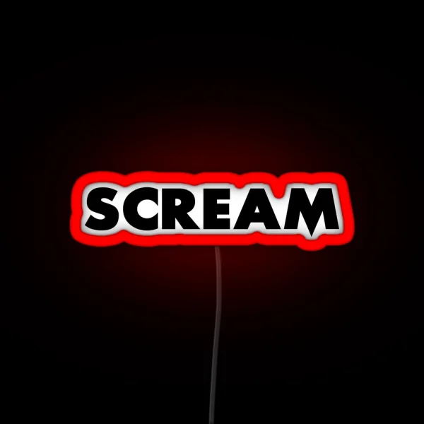 Scream RGB Neon Sign