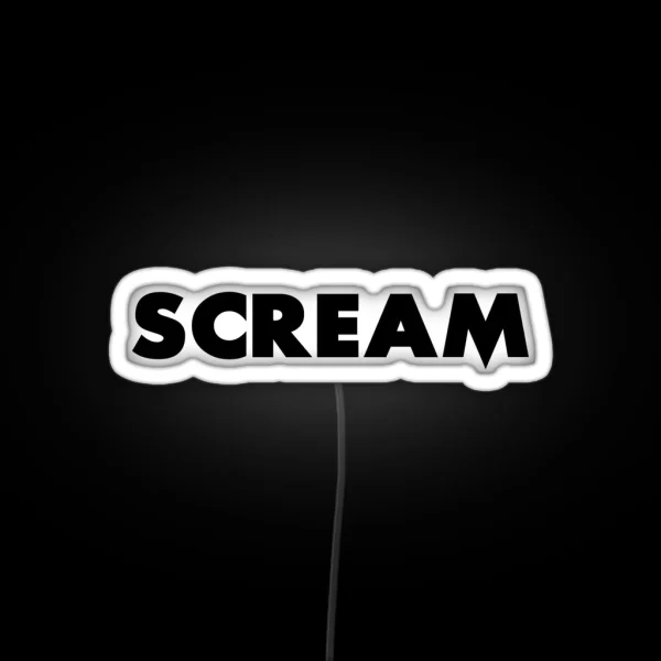 Scream RGB Neon Sign