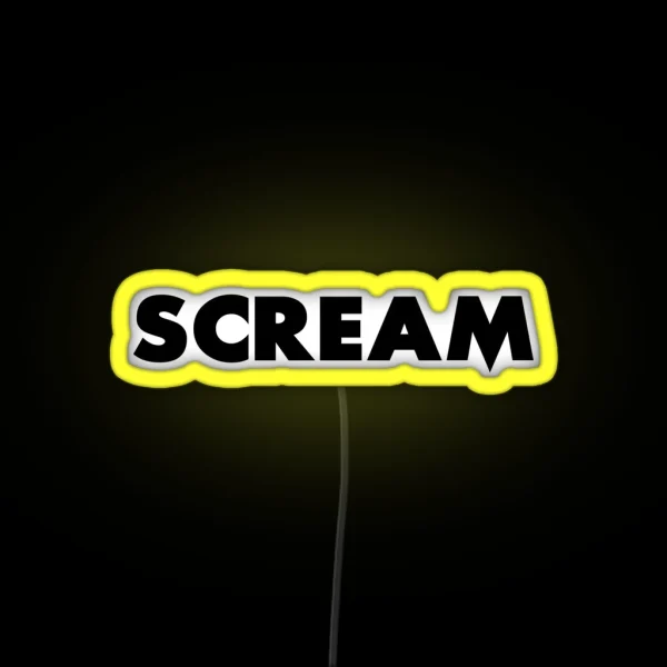 Scream RGB Neon Sign