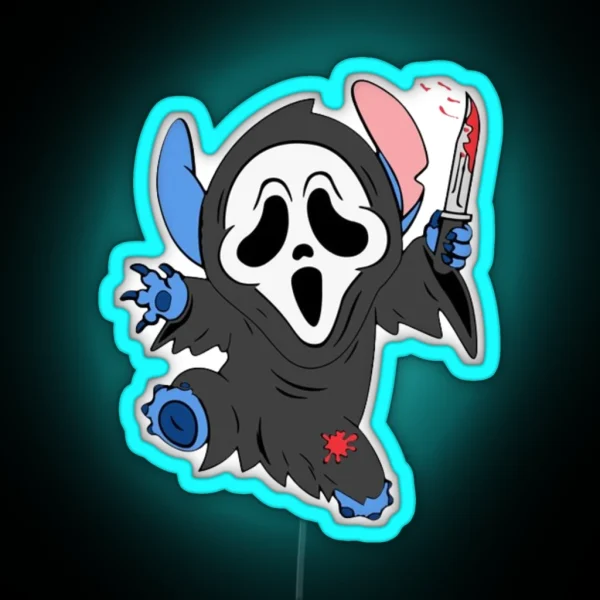 Scream Stitch RGB Neon Sign