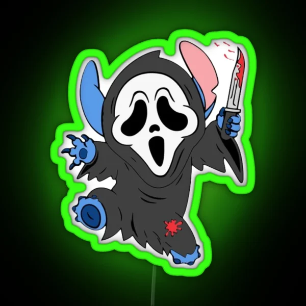 Scream Stitch RGB Neon Sign