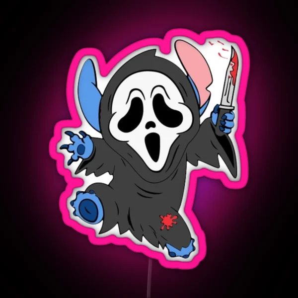 Scream Stitch RGB Neon Sign