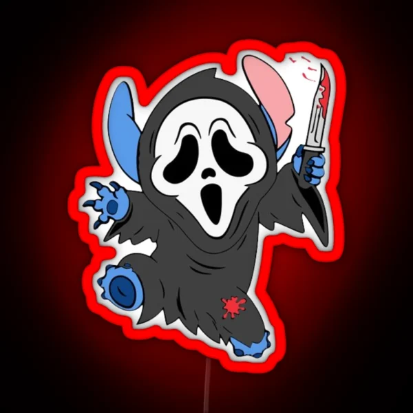 Scream Stitch RGB Neon Sign