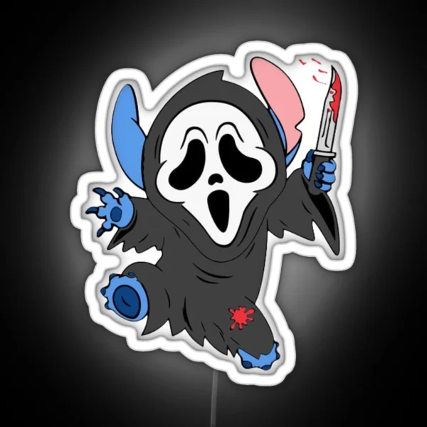 Scream Stitch RGB Neon Sign