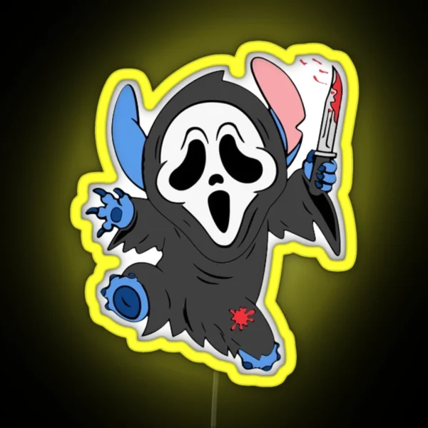 Scream Stitch RGB Neon Sign