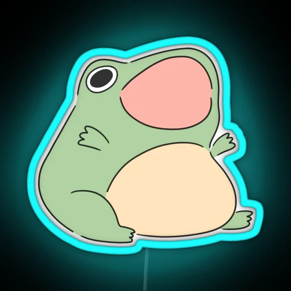 Screaming Froggy RGB Neon Sign