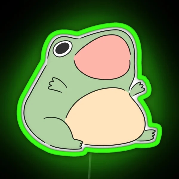 Screaming Froggy RGB Neon Sign