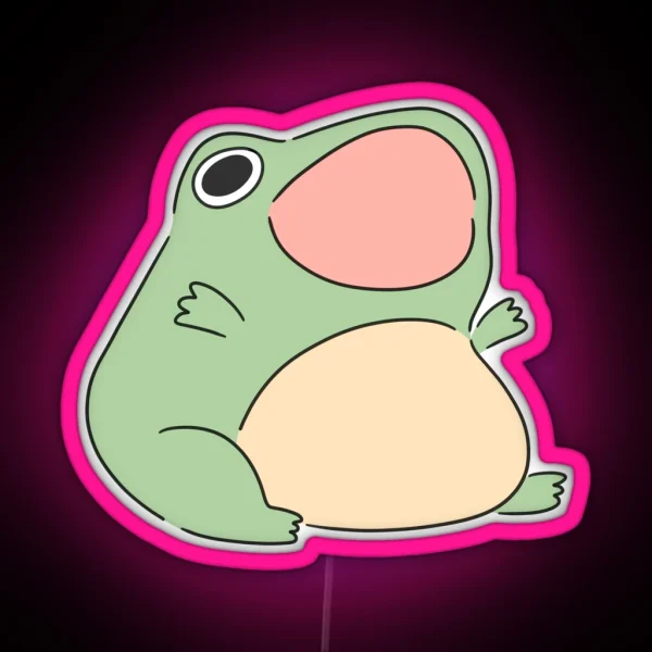 Screaming Froggy RGB Neon Sign