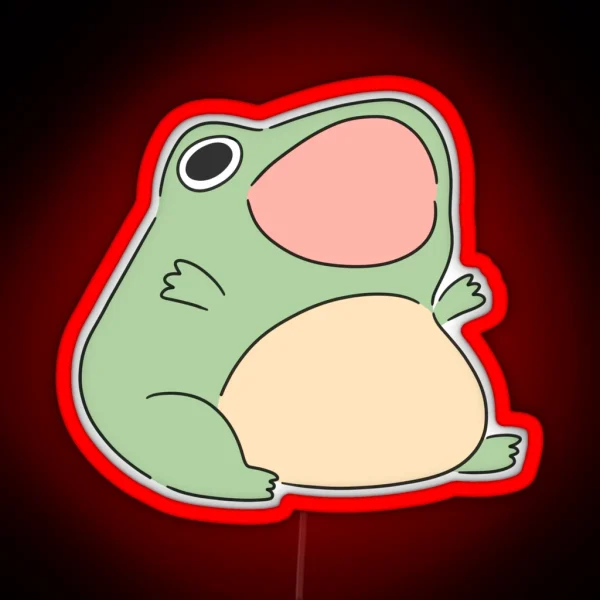 Screaming Froggy RGB Neon Sign