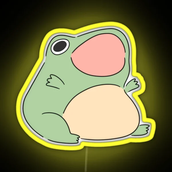 Screaming Froggy RGB Neon Sign