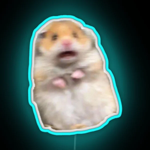 Screaming Hamster RGB Neon Sign