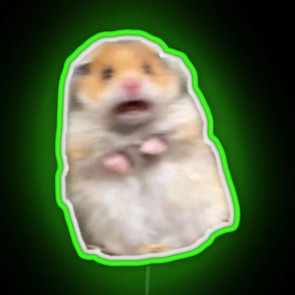Screaming Hamster RGB Neon Sign