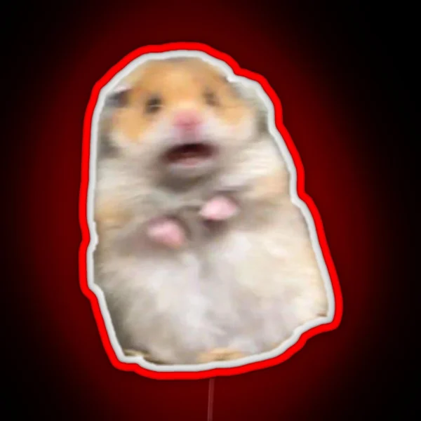 Screaming Hamster RGB Neon Sign