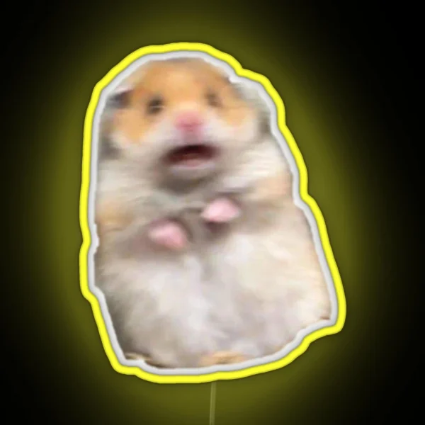 Screaming Hamster RGB Neon Sign